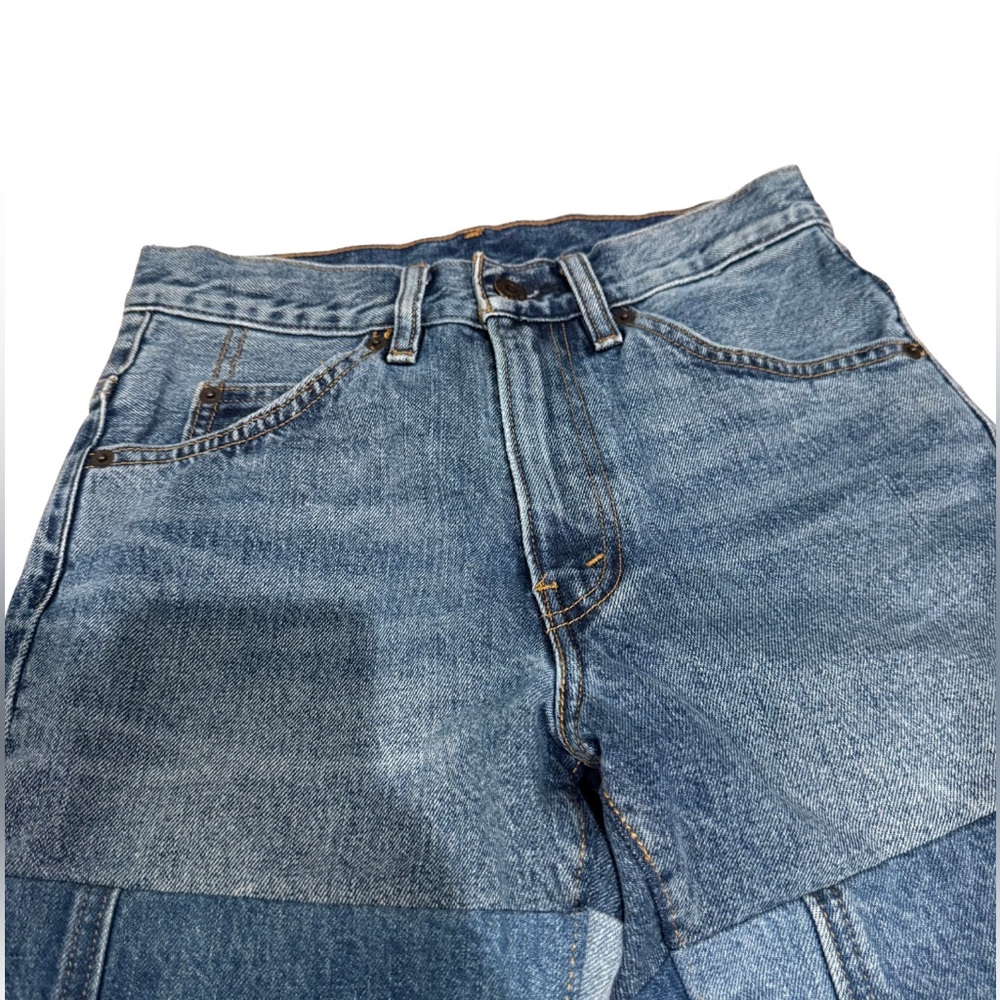 Levi’s 517 Patchwork Cropped Bootcut Jeans High R… - image 6